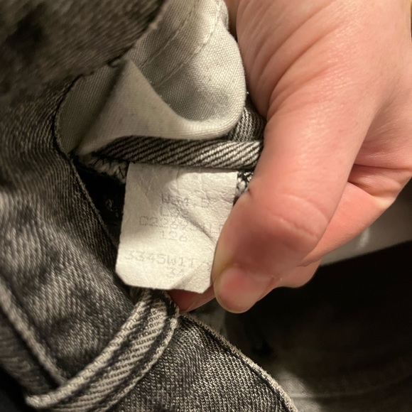 Vintage Lee washed straight black jeans - Picture 8 of 8